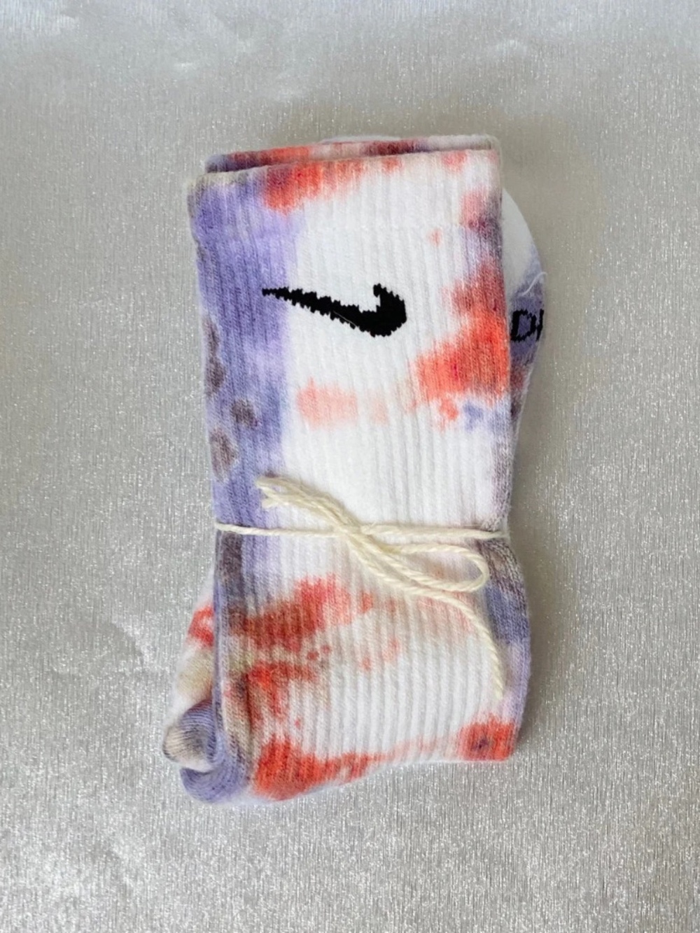 Gravitron Tie Dye Crew Socks Adult Medium
